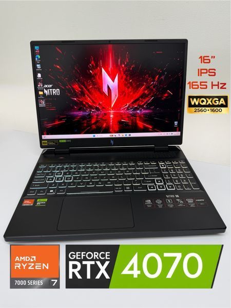 Acer Nitro 16 &mdash; RTX 4070 Acer Nitro 16 &mdash; RTX 4070 фото
